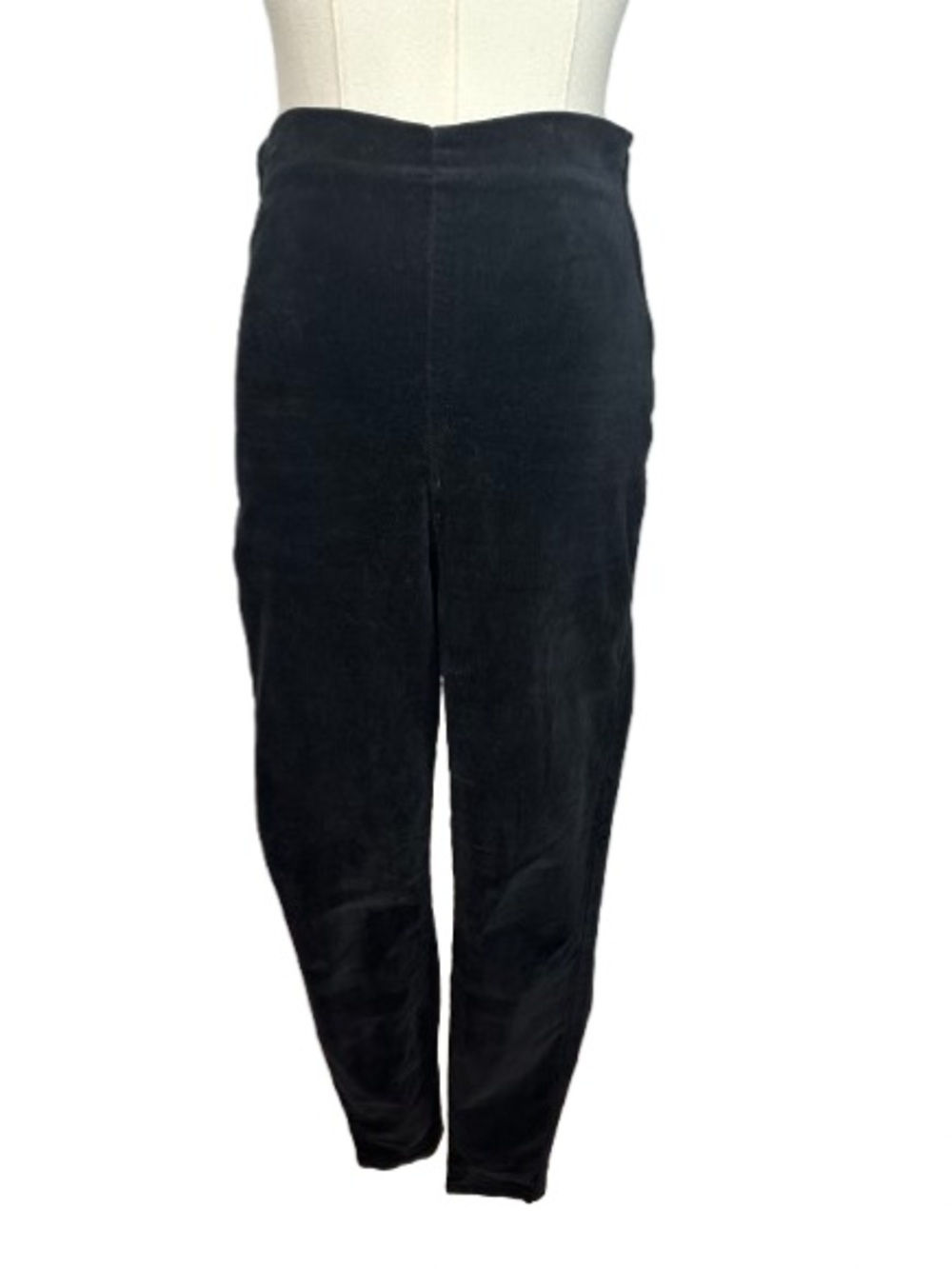 Karen Millen Black Velour Skinny Pants Size 4
